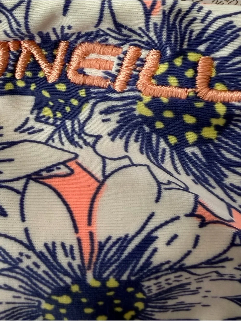 O'Neill Floral Tie-Side Bikini Bottoms Size L